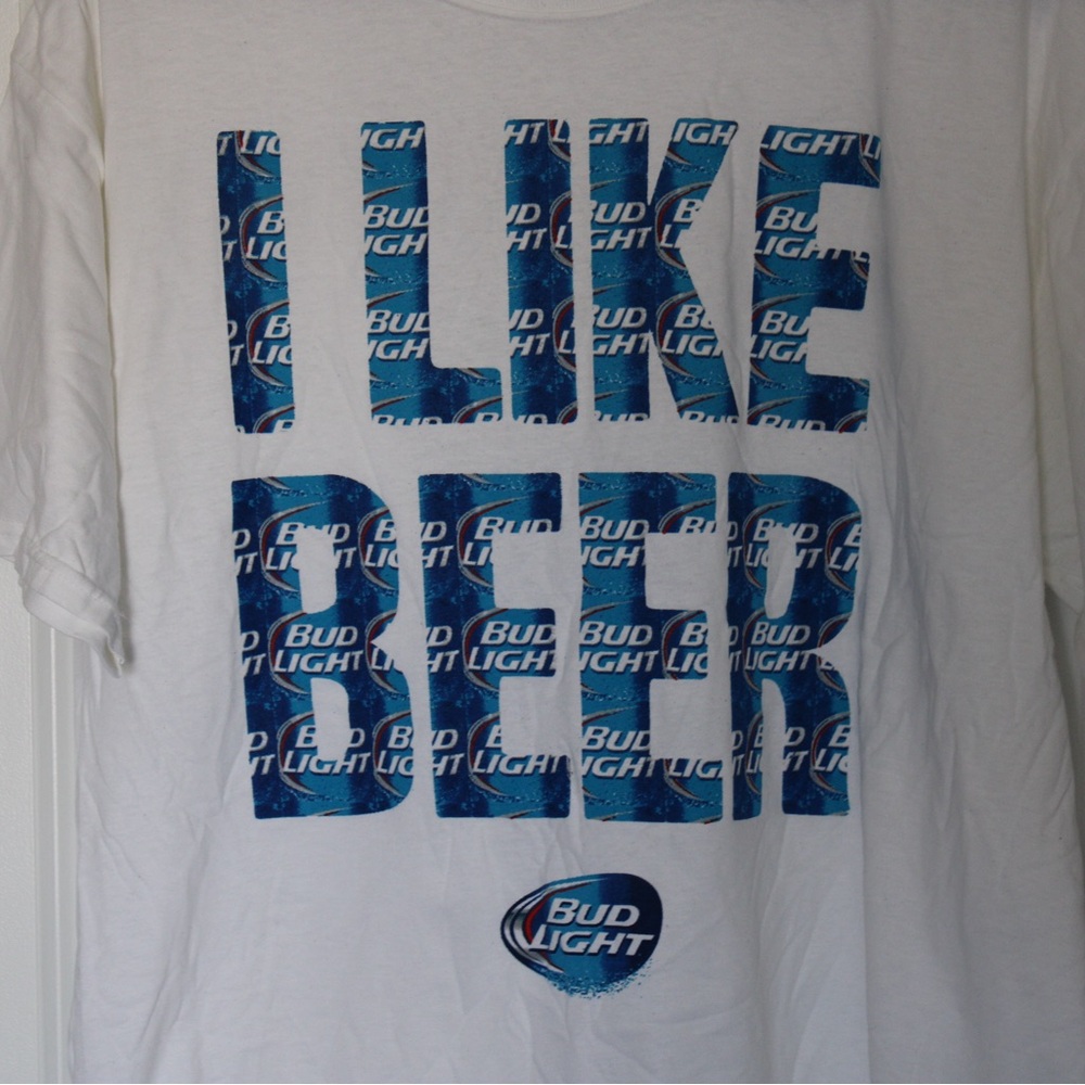 BUD LIGHT "I LIKE BEER" Men's T-shirt - Picture 2 of 3